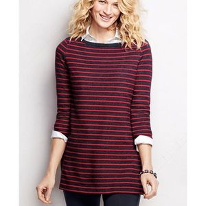 Women's Starfish 3/4-sleeve Boatneck Tunic Top